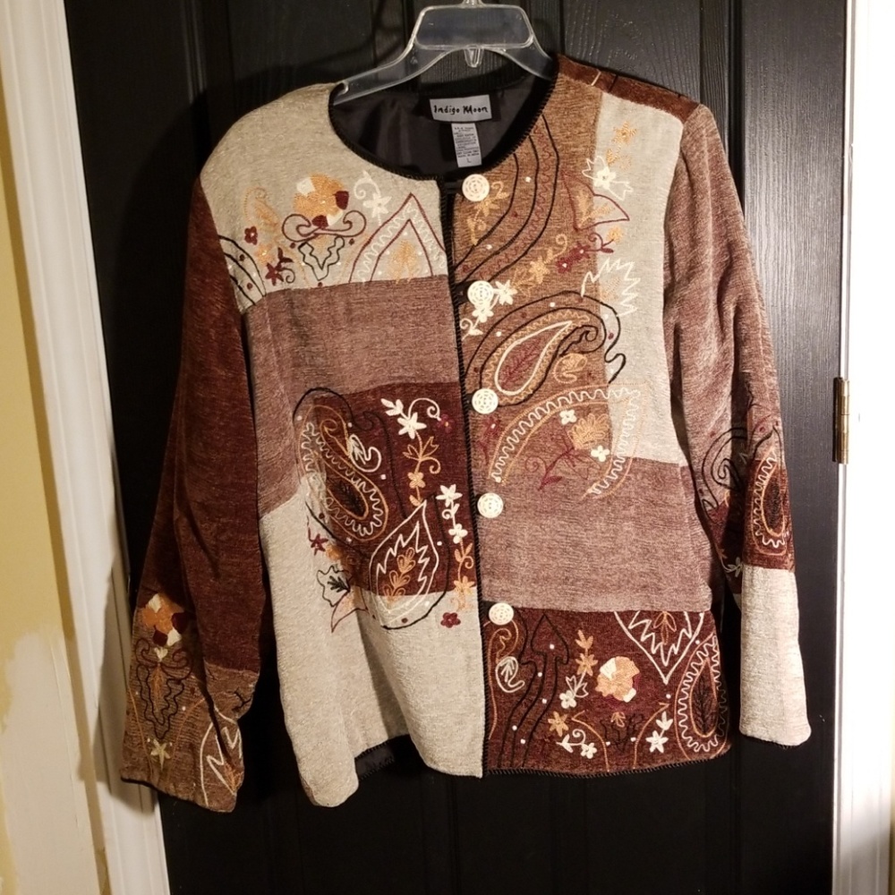 Indigo Moon 5 button down womens jacket